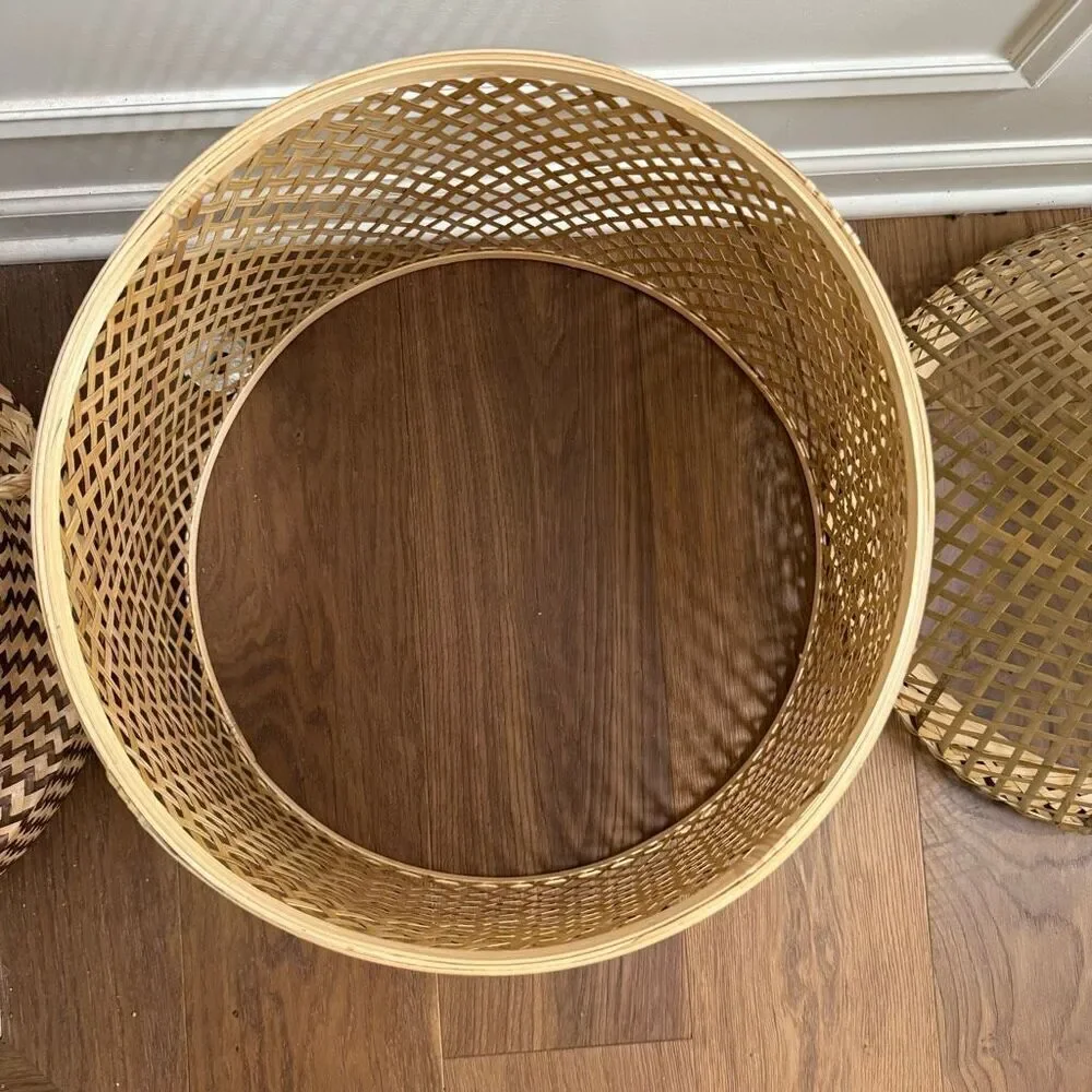 IKEA 2020 Rattan Bamboo Woven Scandinavian Minimalist Christmas Tree 49” x 19.5”